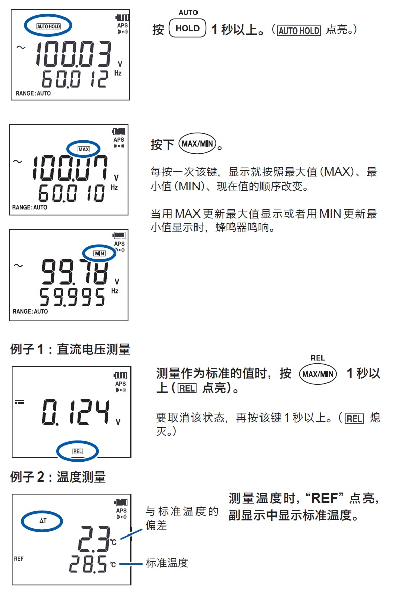 萬(wàn)用表的AUTO HOLD便捷功能